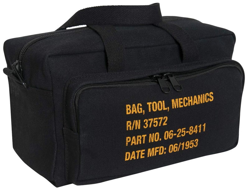 Rothco 9113: G.I. Type Zipper Pocket Mechanics Tool Bag with Military Stencil - Image 1
